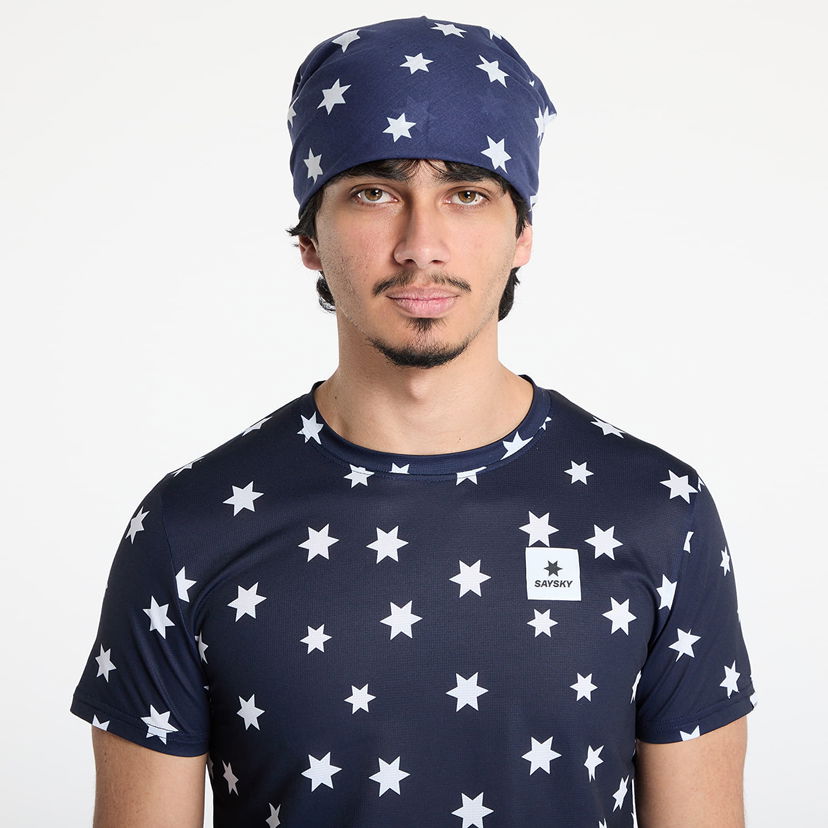 Majica kratkih rukava Saysky SAYSKY Stars Print Running Bandana Tamnoplava | NUASC01C1028