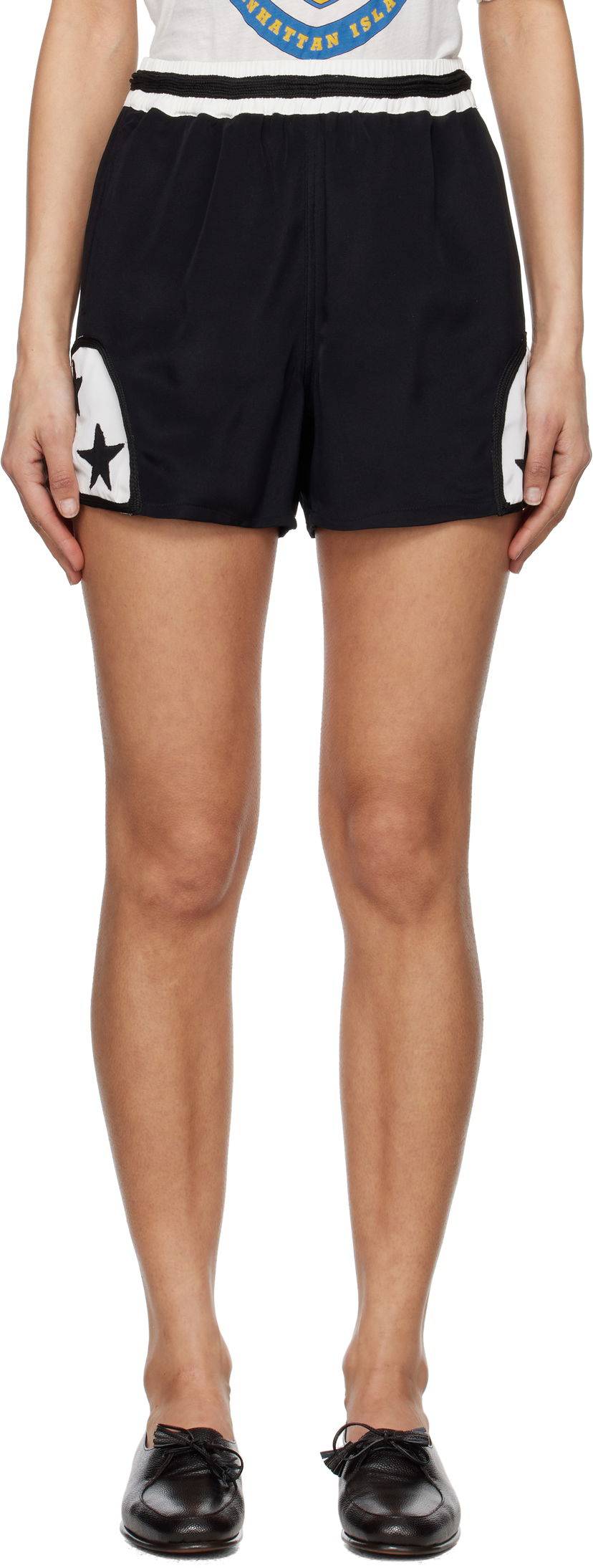 Kratke hlače Bode Bode Star Field Shorts Crna | MRS25BT039