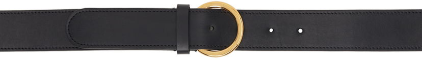 Pojasevi The Row Half Moon Leather Belt Crna | W1614-L60