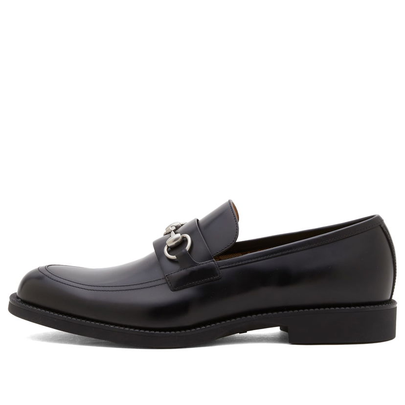 Tenisice i cipele Gucci Tempe Horsebit Leather Loafer with Rubber Sole, Size EU 39 Crna | 812152-AAD7W-1000