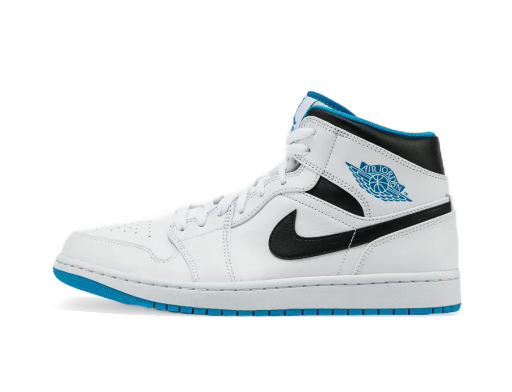 Ograničeno izdanje Jordan Air Jordan 1 Mid "Laser Blue" Bijela | 554724-141