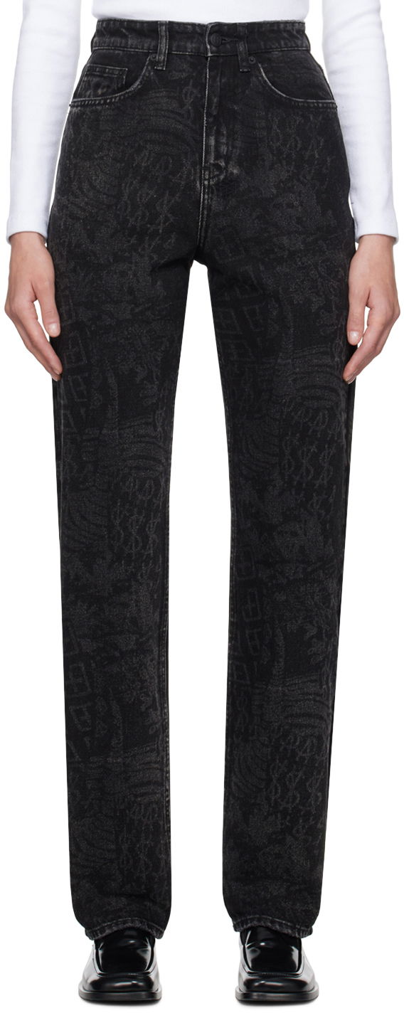Jeans Ksubi Ksubi Playback Graf Jeans Crna | WFA23DJ004