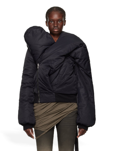 Bomber jakna Rick Owens DRKSHDW Doll Bomber Jacket Crna | DS02C5721 BR