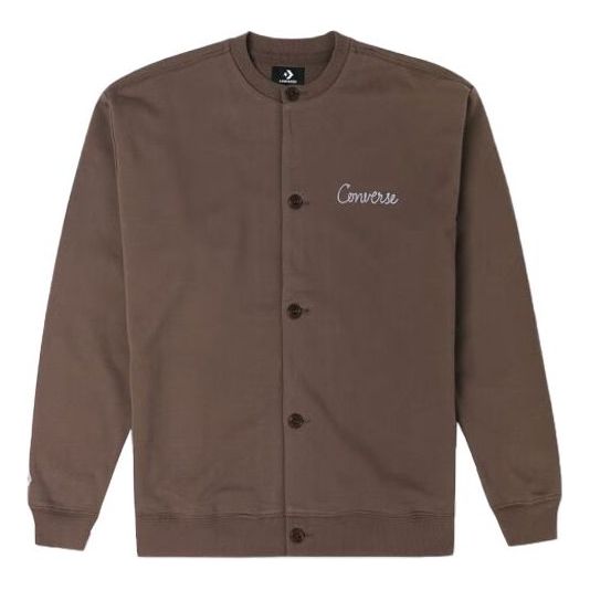 Džemper Converse Elevated Cardigan Pullover Smeđa | 10024582-A03