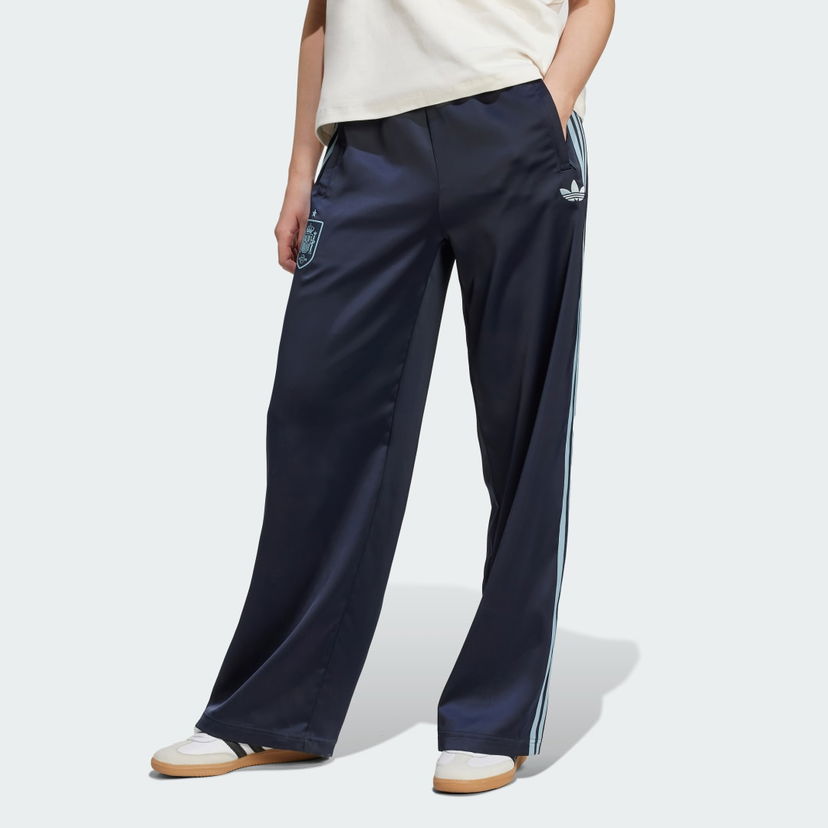 Hlače adidas Performance Spain Satin Track Pants Tamnoplava | JJ2741
