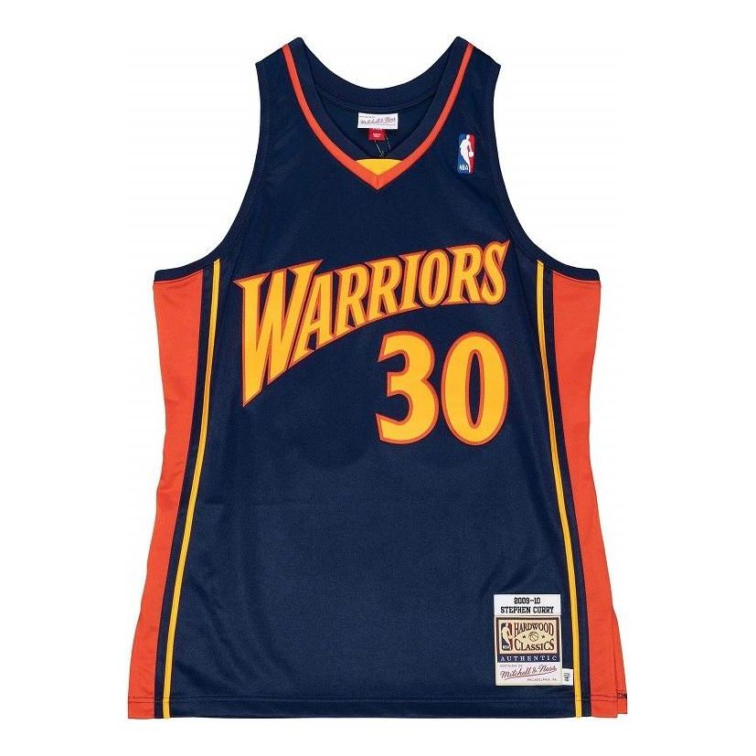 Dres Mitchell & Ness Warriors Stephen Curry Hardwood Classics Jersey Plava | AJY4GS18084-GSWNAVY09SCU