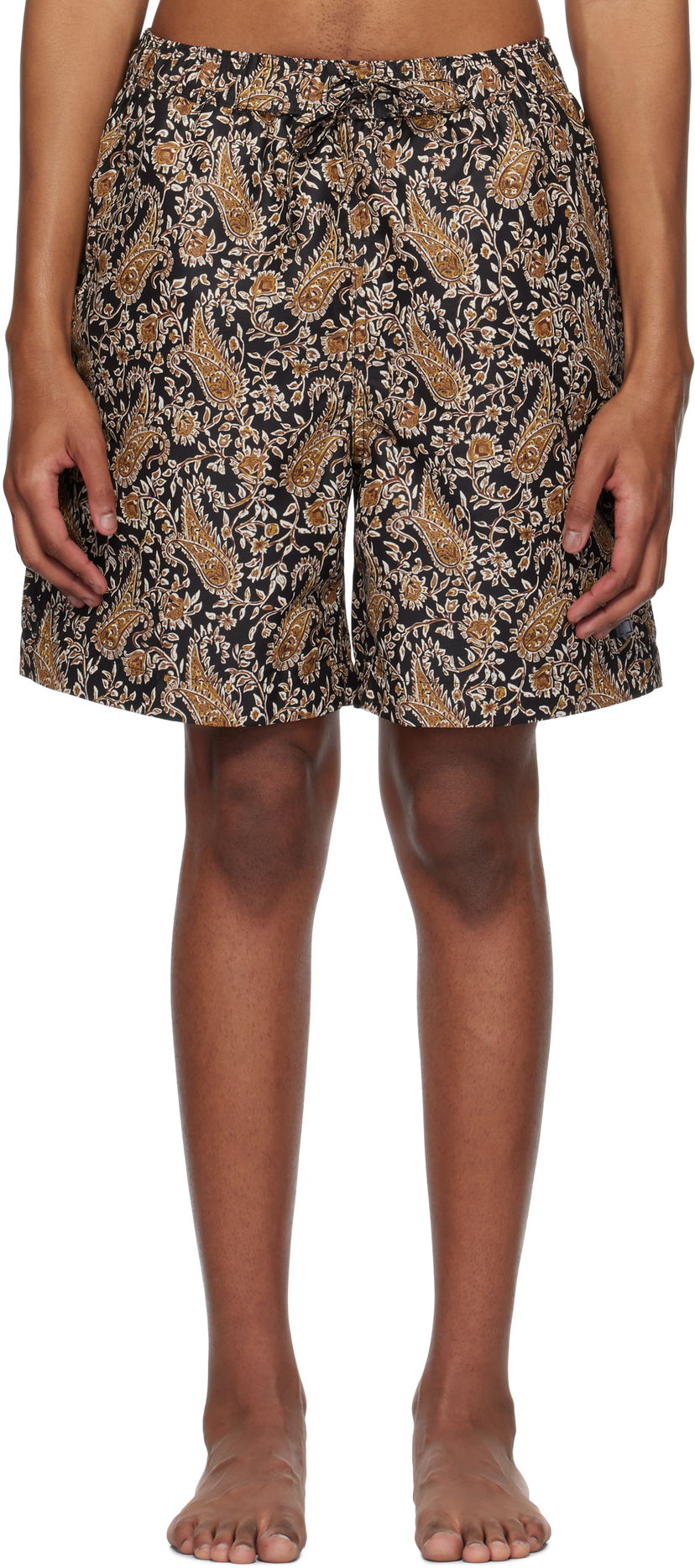 Kupaći kostimi ISABEL MARANT Isabel Marant Paisley Swim Shorts Crna | MB0009HA-C1P01H