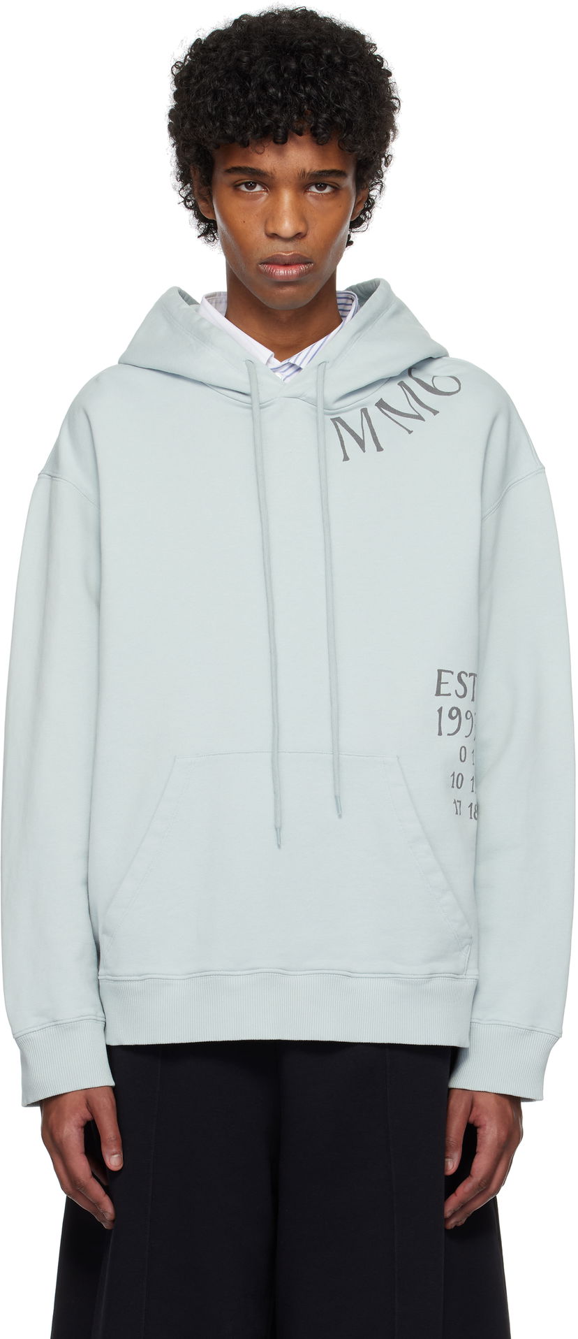 Dukserice Maison Margiela MM6 Maison Margiela Printed Hoodie Zelena | SH0GU0026 M25012