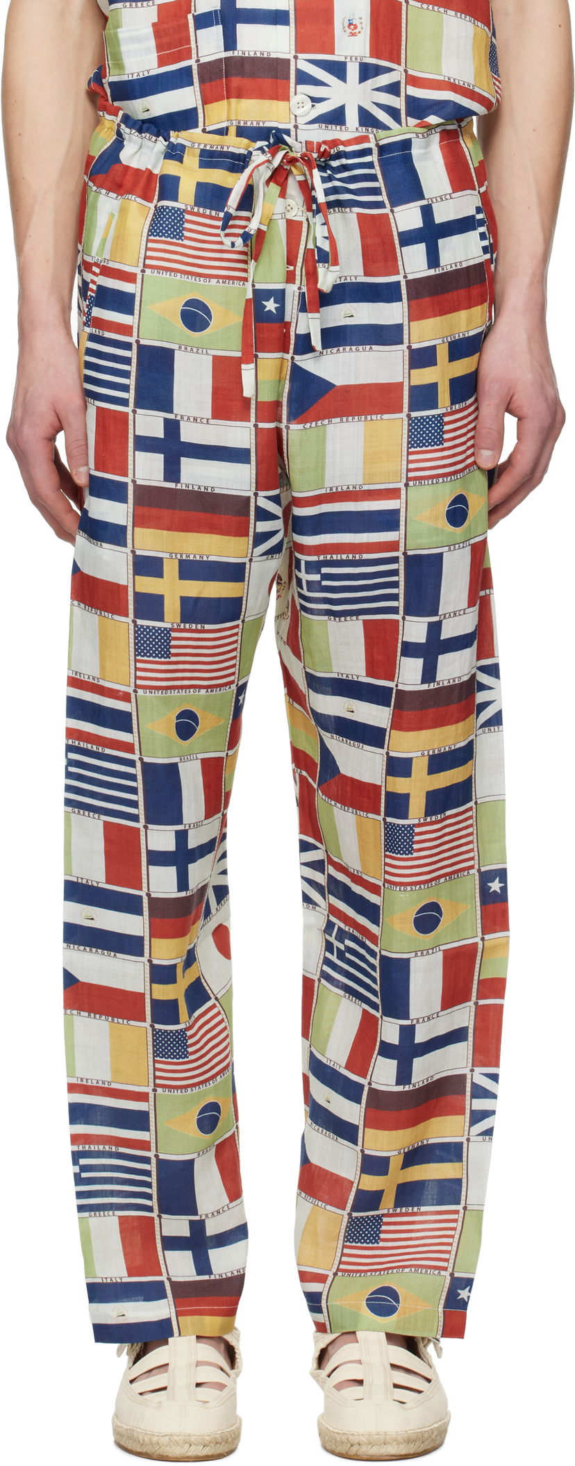Kombinezon Bode Bode International Print Drawstring Trousers Višebojno | MRS25BT068