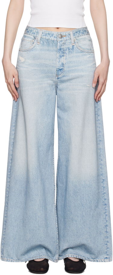 Jeans rag & bone rag & bone Miramar Sofie Ankle Wide-Leg Trousers Plava | WCW24S70078207, 0
