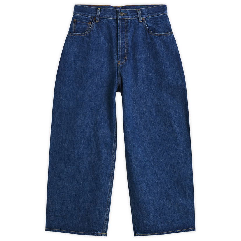 Jeans Studio Nicholson Studio Nicholson x Beams Plus Holly Wide Leg Denim Jeans Plava | BPSN2101-70