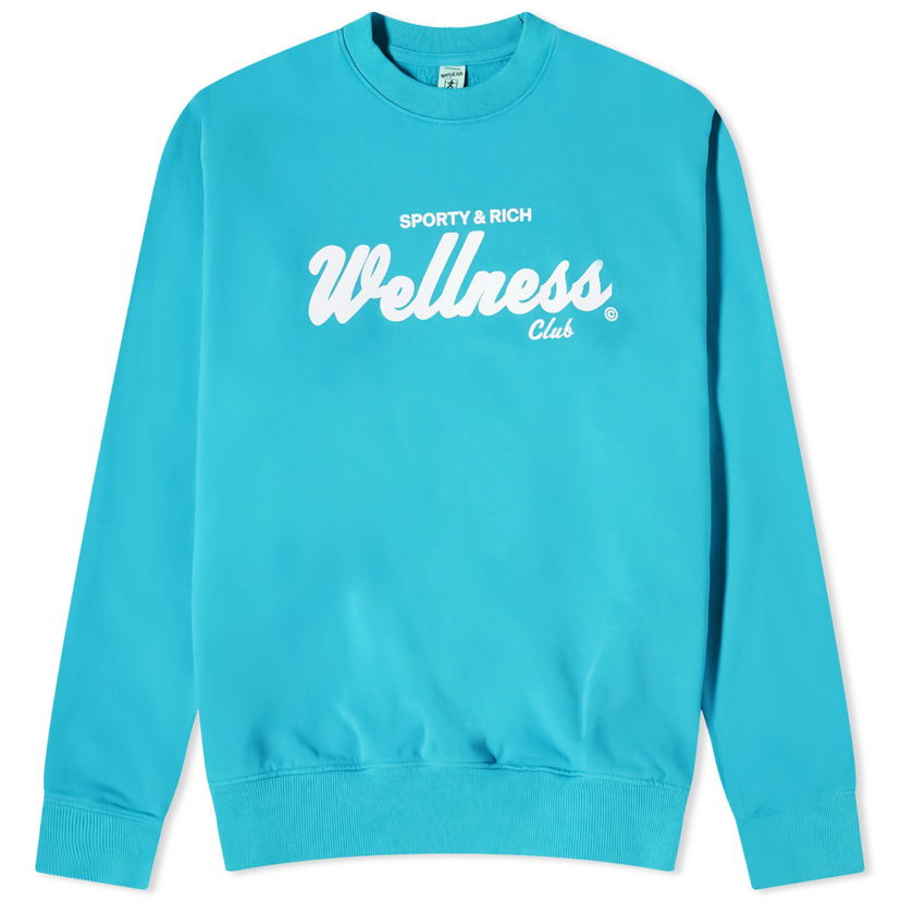 Džemper Sporty & Rich Draft Crew Sweat Tirkiz | CRAW2333DO