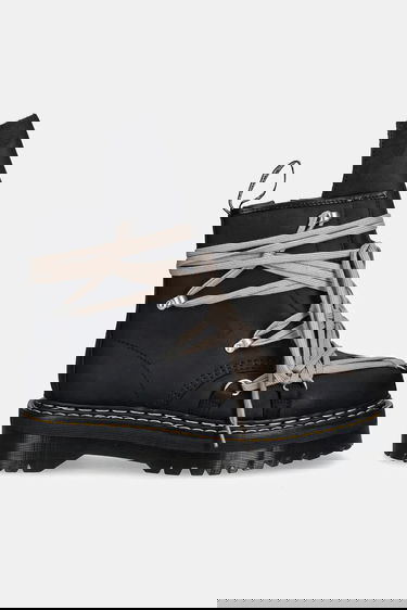 Tenisice i cipele Rick Owens Rick Owens DRKSHDW x Dr. Martens 1460 Quad Sole Megalace® Boot Crna | DM02E6812.8001, 1
