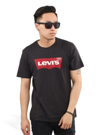 Majica kratkih rukava Levi's Graphic Setin Neck HM Crna | 17783-0137