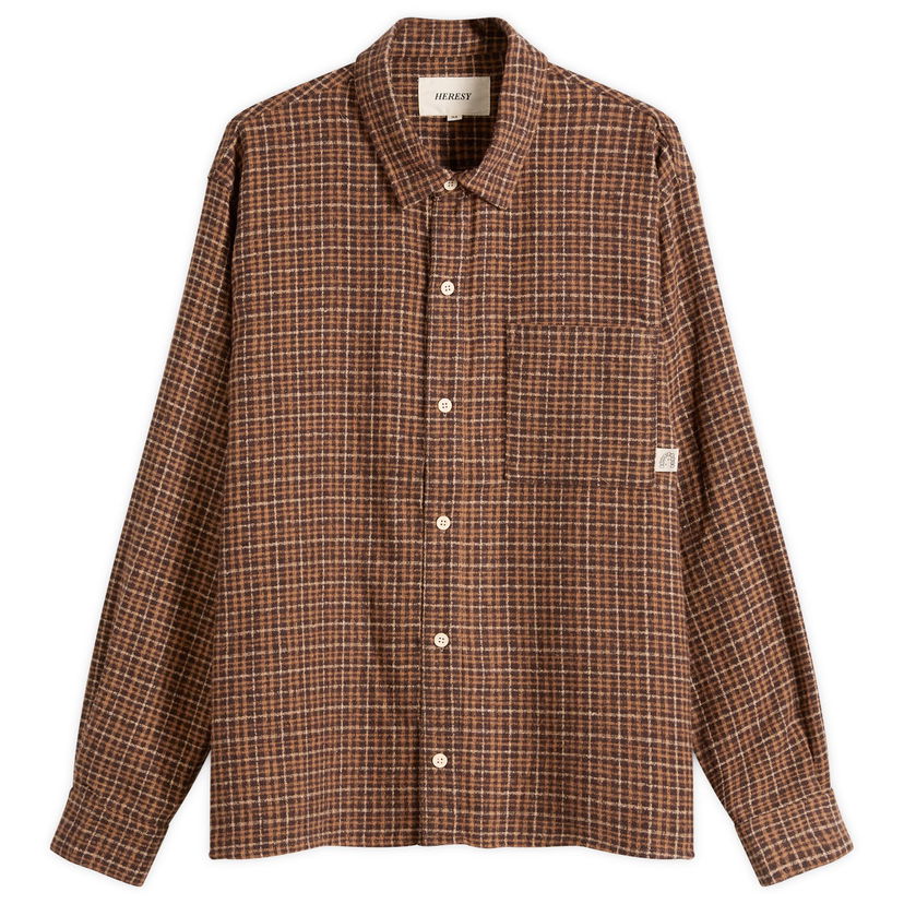 Košulja Heresy Heresy Deft Shirt Large Smeđa | HAW25-CS03O