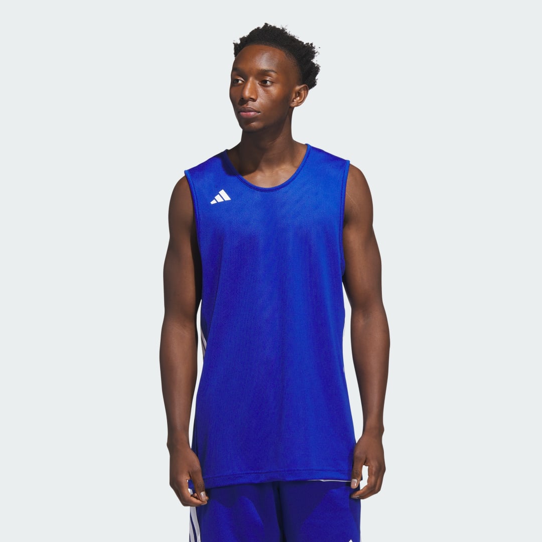 Dres adidas Performance 3G Speed Reversible Basketball Jersey Plava | JM5097, 0