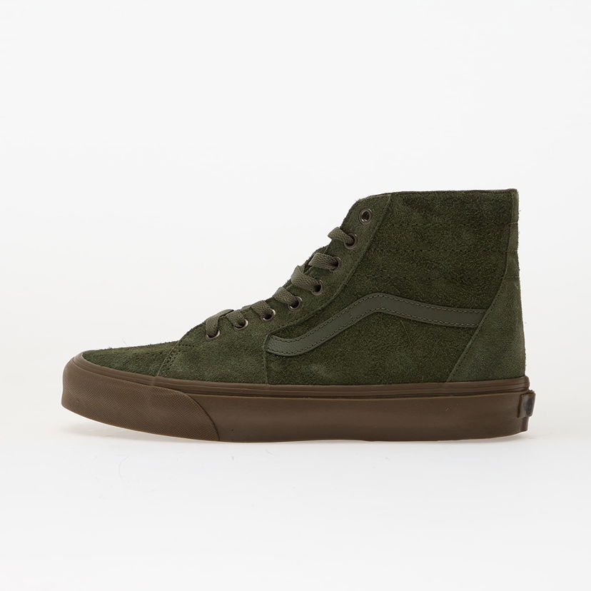 Tenisice i cipele Vans SK8-Hi Tapered Hairy Suede Zelena | VN000DCH0QR1