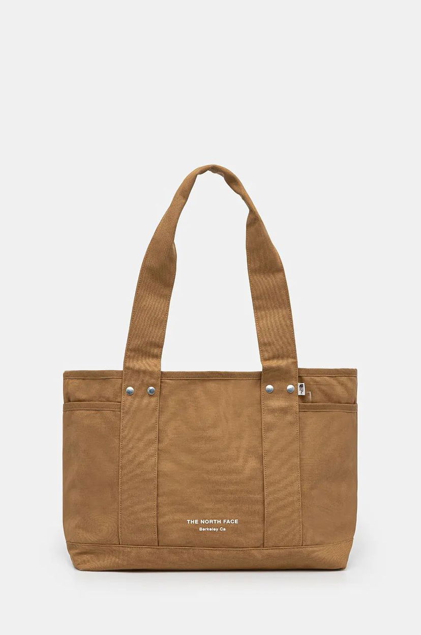 Tote bag The North Face Circular Cotton Tote Bag Smeđa | NF0A88TN1731