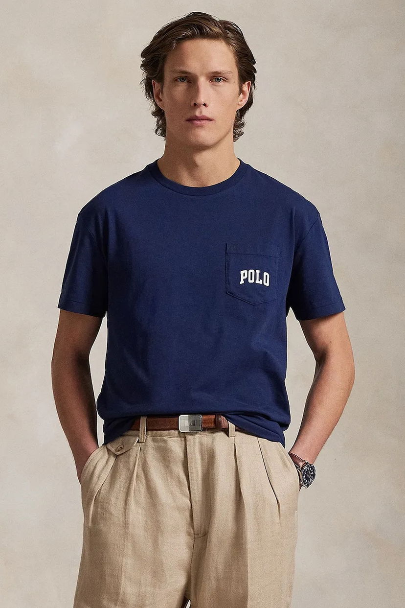 Majica kratkih rukava Polo by Ralph Lauren Polo Ralph Lauren Sscnpktm12 Short Sleeve T-Shirt Tamnoplava | 710974585