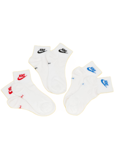 Donje rublje i čarape Nike Everyday Essential Ankle Socks 3-Pack Višebojno | SK0110-911