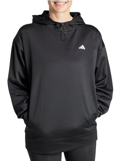 Dukserice adidas Performance Sportswear Aeroready Game and Go Hoodie Crna | im2686