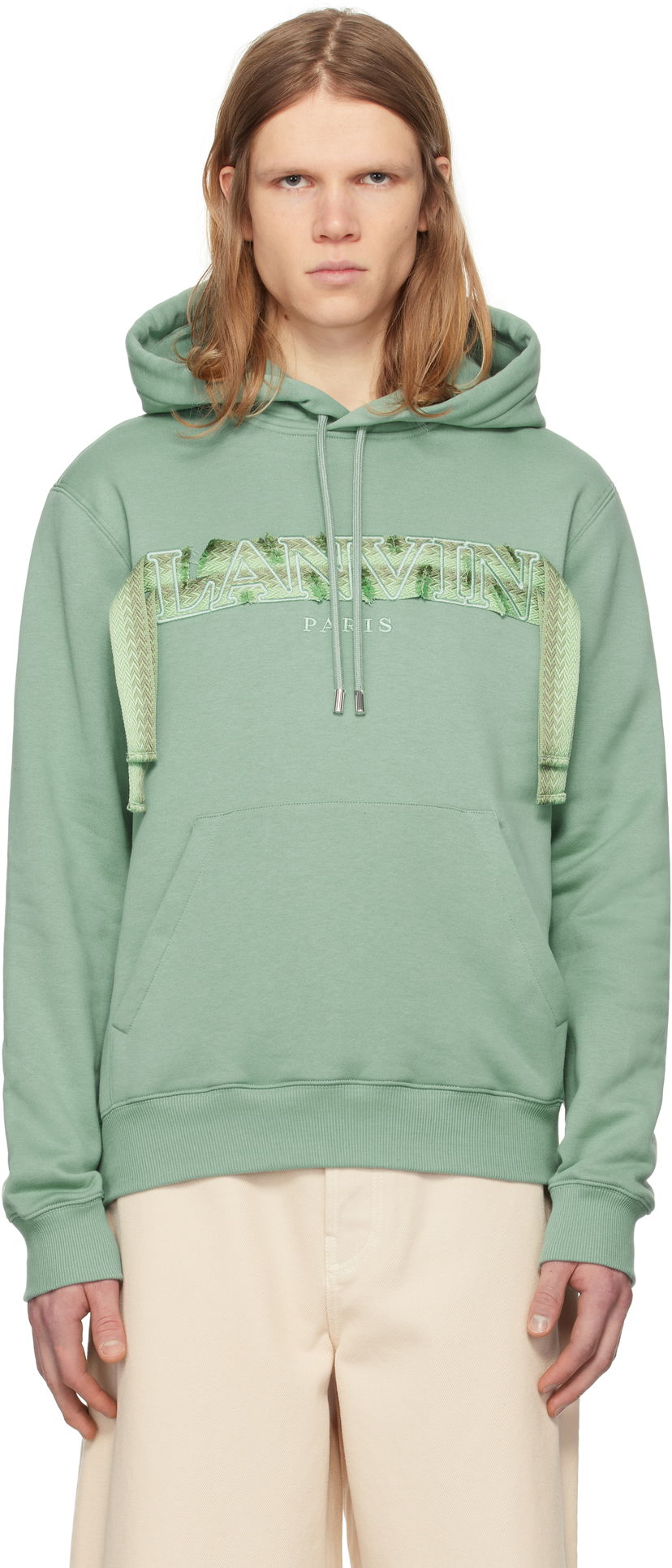 Dukserice LANVIN Lanvin Curb Lace Hoodie Zelena | RM-HO0001-J199-P25