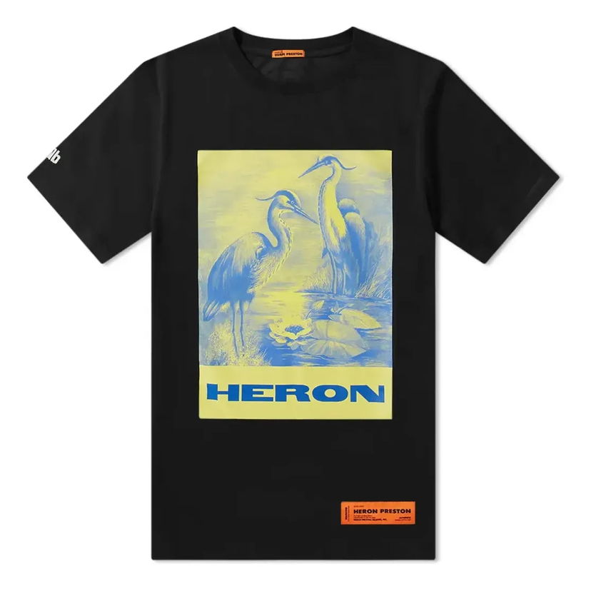 Majica kratkih rukava HERON PRESTON Heron Preston Heron Painting Graphic T-Shirt Crna | HMAA004F197600080488