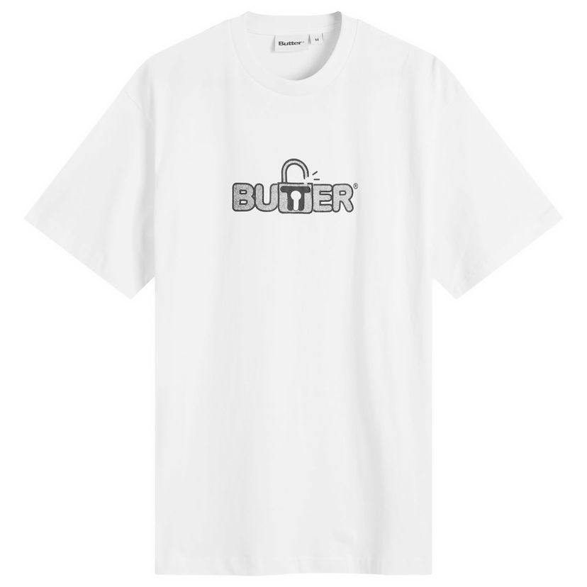 Majica kratkih rukava Butter Goods Goods Lock T-Shirt Bijela | BG243105-WHT