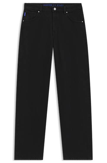 Jeans BOSS Relaxed-Fit Jeans Crna | 50548982