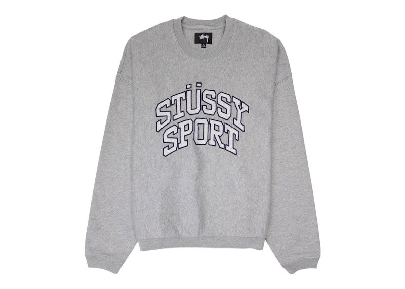 Džemper Stüssy Oversized Sport Graphic Crew Siva | 118487-GHEA