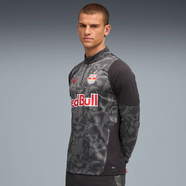 Majica kratkih rukava Puma Red Bull Salzburg Training 1/4 Zip Top Crna | 781755-17, 1