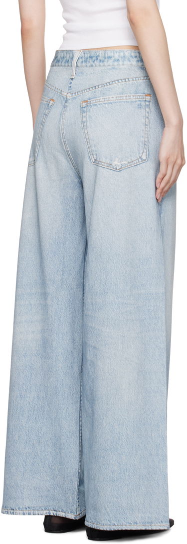 Jeans rag & bone rag & bone Miramar Sofie Ankle Wide-Leg Trousers Plava | WCW24S70078207, 2