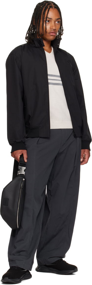 Tenisice i cipele BOSS Hugo Logo Faux-Suede Crna | 50548504, 4