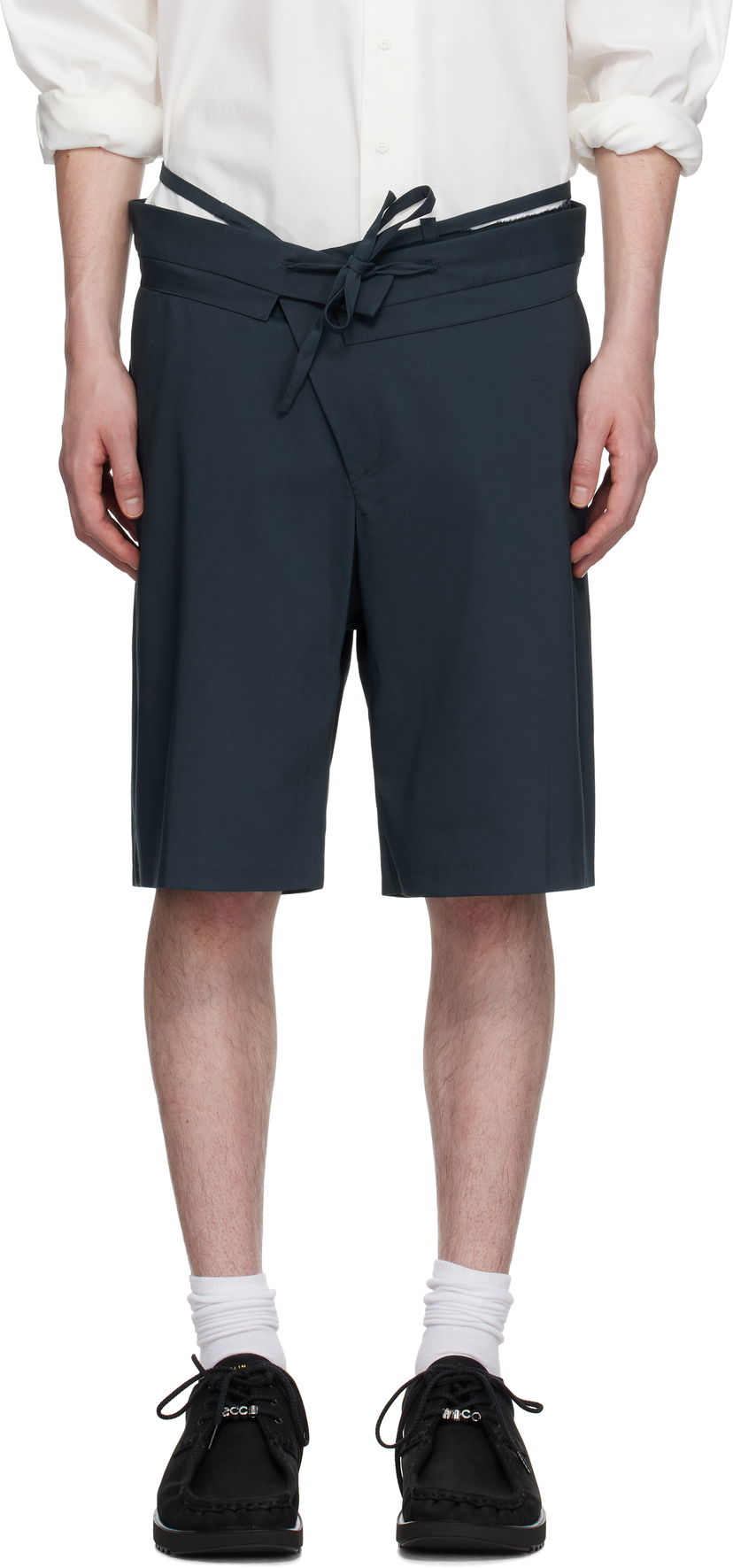 Kratke hlače Ottolinger Ottolinger Double Fold Suit Shorts Tamnoplava | 123-201823-01