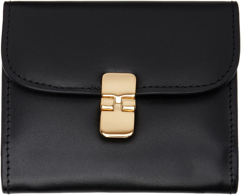 Novčanik A.P.C. A.P.C. Grace Compact Wallet Crna | PXBMW-F63603
