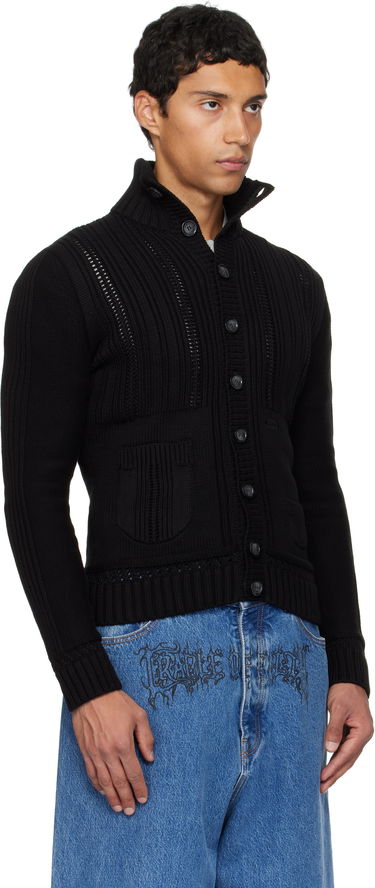 Džemper VETEMENTS VETEMENTS Cargo Cardigan Crna | UH76KN350B, 1