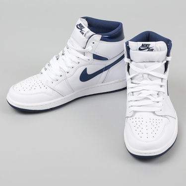 Tenisice i cipele Jordan Air Jordan 1 Retro High OG "Metallic Navy" Bijela | 555088-106, 2