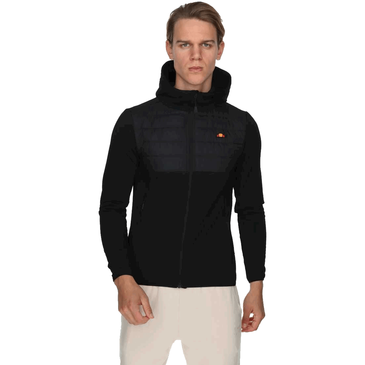 Dukserice Ellesse TETRIA 2 Padded Panel Full-Zip Hoodie Crna | SHR18180-506, 0