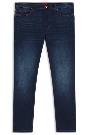 Jeans BOSS Tapered-Fit Stretch Denim Jeans Plava | 50517544