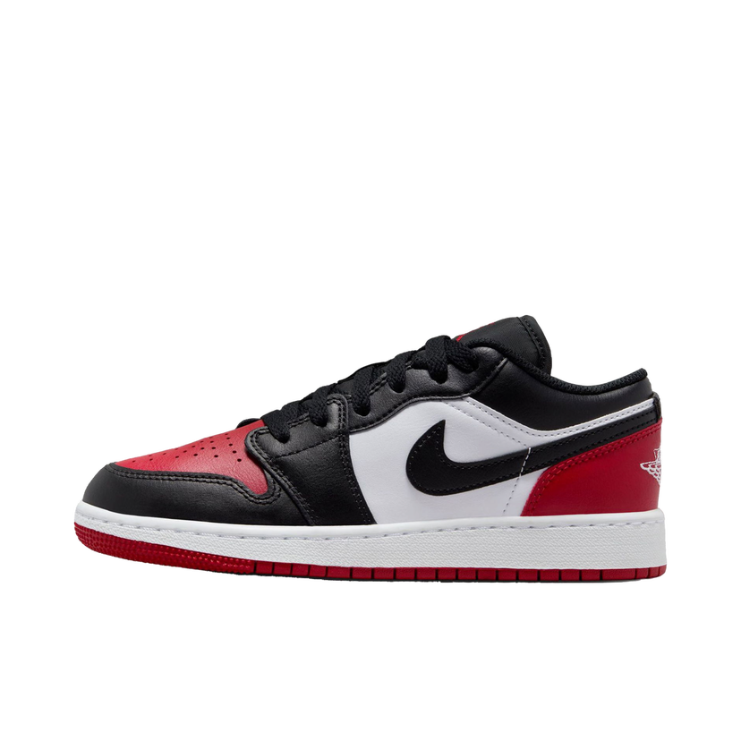 Tenisice i cipele Jordan Jordan 1 Low Bred Toe 2.0 (GS) Crna | 553560-161