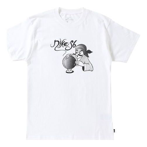 Majica kratkih rukava Nike SB SB Printing Skate T-Shirt Bijela | CW1457-100