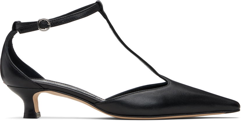 Njega cipela Aeyde Aeyde Liz T-Bar Kitten Heels Crna | A11-PU0596001001-225