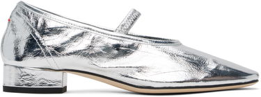 Odjeća Aeyde Aeyde Pippa Leather Ballerina Flats Metalik | A11-FL-GLVR25RO126-SS25-920-068, 0