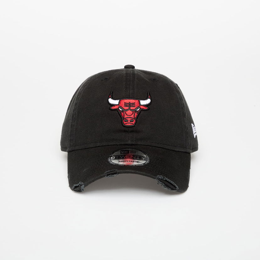 Kapa New Era Chicago Bulls 9Twenty Washed Distressed Baseball Cap Crna | 60691108