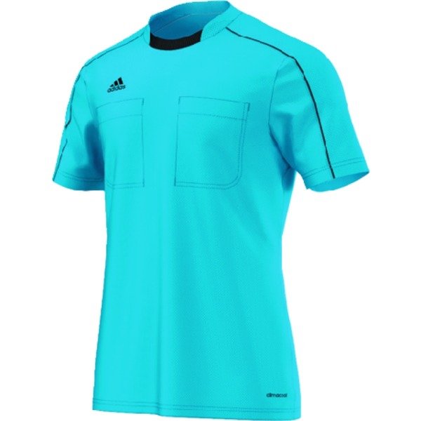 Dres adidas Originals REF16 Short Sleeve Pockets Climalite Referee Jersey Tirkiz | aj5916