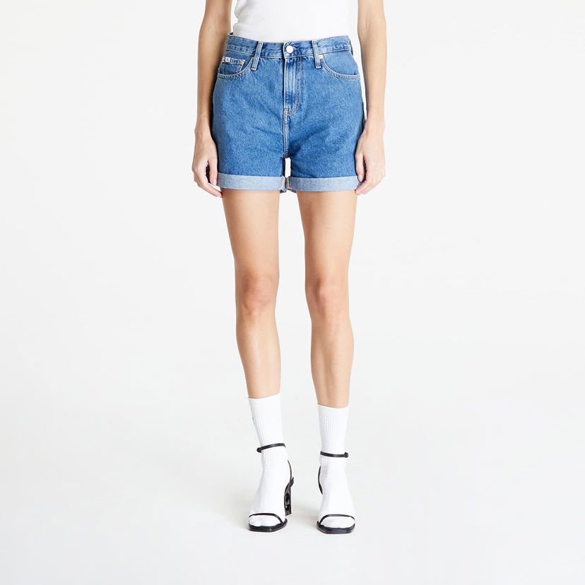 Kratke hlače CALVIN KLEIN Jeans Mom Short Plava | J20J222801 1A4