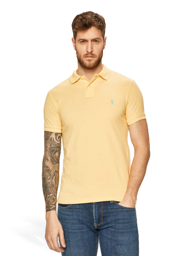 Polo majica Polo by Ralph Lauren Slim Fit Polo Shirt Žuta | 710795080003