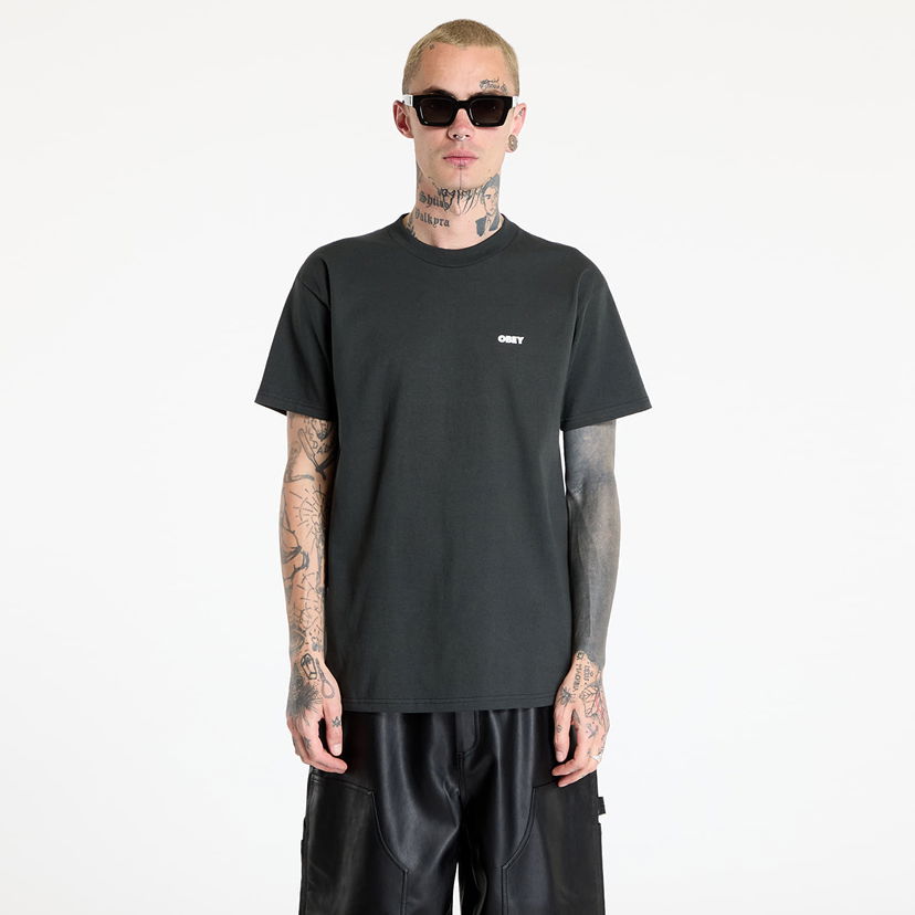Majica kratkih rukava OBEY OBEY Visual Studies T-Shirt Crna | 165264136