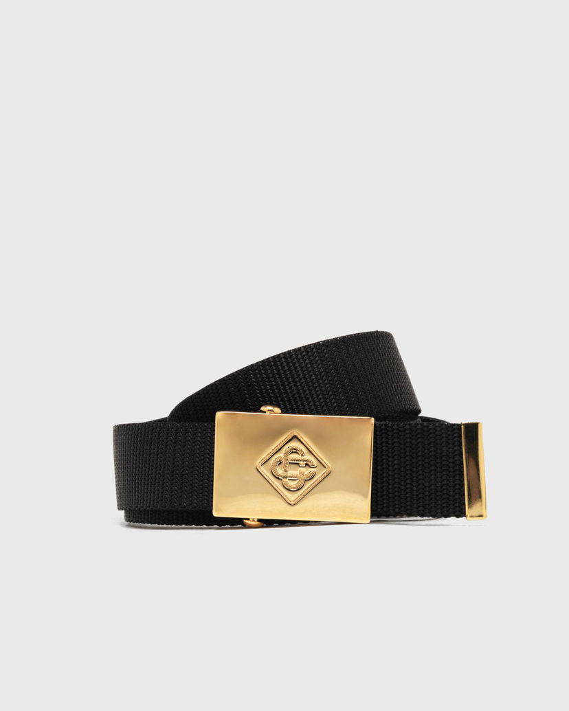 Pojasevi Casablanca Diamond Logo Webbing Belt Crna | APF25-ACC-258-01