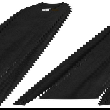 Dukserice Snow Peak Thermo Control Fleece Crewneck Pullover with Zippered Pockets Crna | SW-25AU0050-BLK, 0